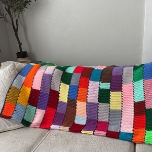 Colorful Patchwork Afghan
